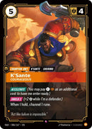 Image for K'Sante, Courageous (086/167) (Radiance) (RAD) - Riftbound: League of Legends Trading Card Game