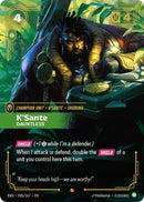 Image for K'Sante, Dauntless (045/167) (Radiance) (RAD) - Riftbound: League of Legends Trading Card Game