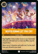 Image for Never Gonna Let You Cry (30/204) (Hyperia City) (14) - Disney Lorcana