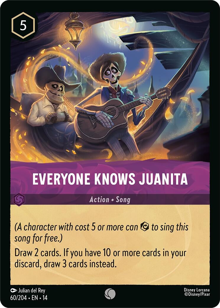 Image for Everyone Knows Juanita (60/204) (Hyperia City) (14) - Disney Lorcana