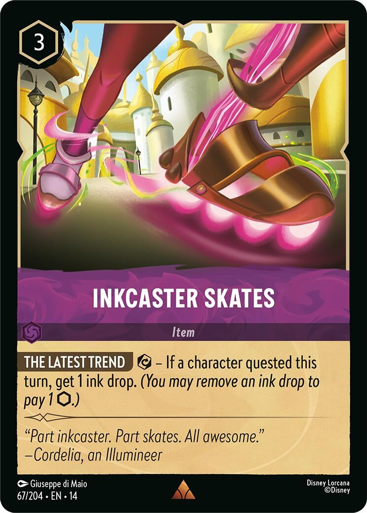 Image for Inkcaster Skates (67/204) (Hyperia City) (14) - Disney Lorcana