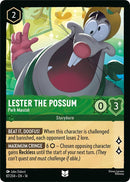 Image for Lester the Possum - Park Mascot (87/204) (Hyperia City) (14) - Disney Lorcana