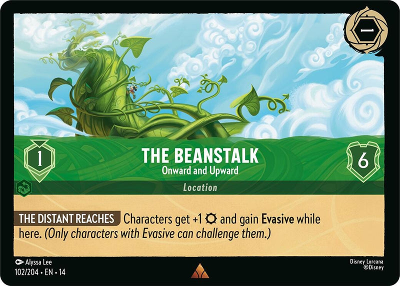 Image for The Beanstalk - Onward and Upward (102/204) (Hyperia City) (14) - Disney Lorcana