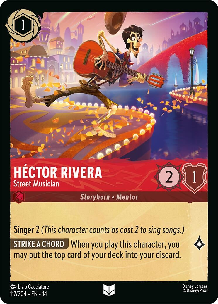 Image for Hector Rivera - Street Musician (117/204) (Hyperia City) (14) - Disney Lorcana