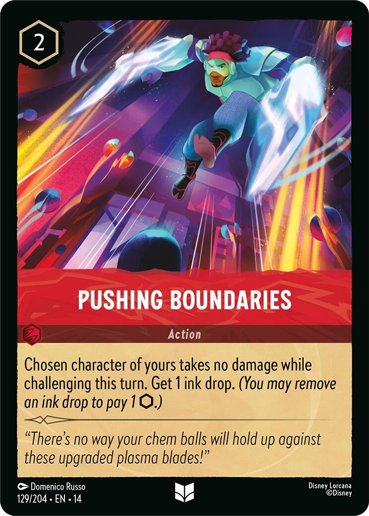 Image for Pushing Boundaries (129/204) (Hyperia City) (14) - Disney Lorcana