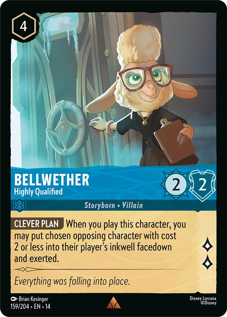 Image for Bellwether - Highly Qualified (159/204) (Hyperia City) (14) - Disney Lorcana