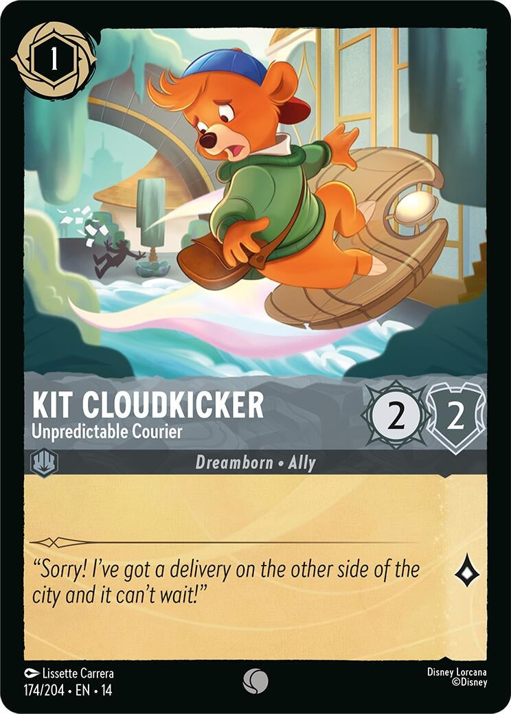 Image for Kit Cloudkicker - Unpredictable Courier (174/204) (Hyperia City) (14) - Disney Lorcana
