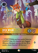 Image for Nick Wilde - Providing Backup (Epic) (205/204) (Hyperia City) (14) - Disney Lorcana