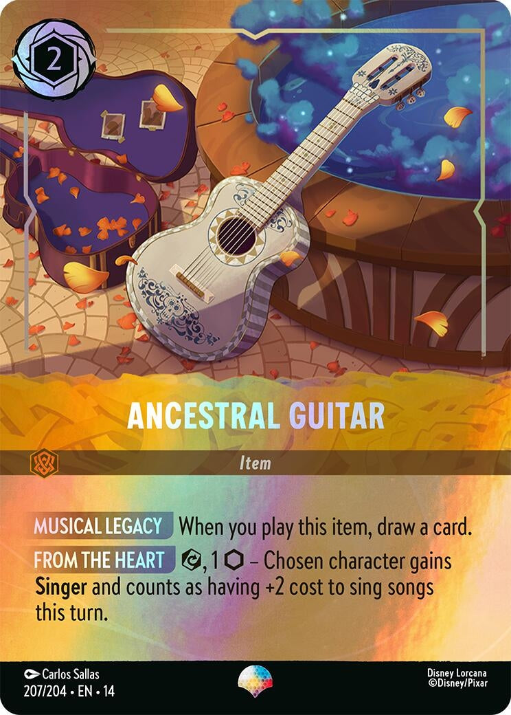 Image for Ancestral Guitar (Epic) (207/204) (Hyperia City) (14) - Disney Lorcana