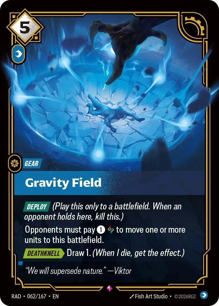 Image for Gravity Field (062/167) (Radiance) (RAD) - Riftbound: League of Legends Trading Card Game