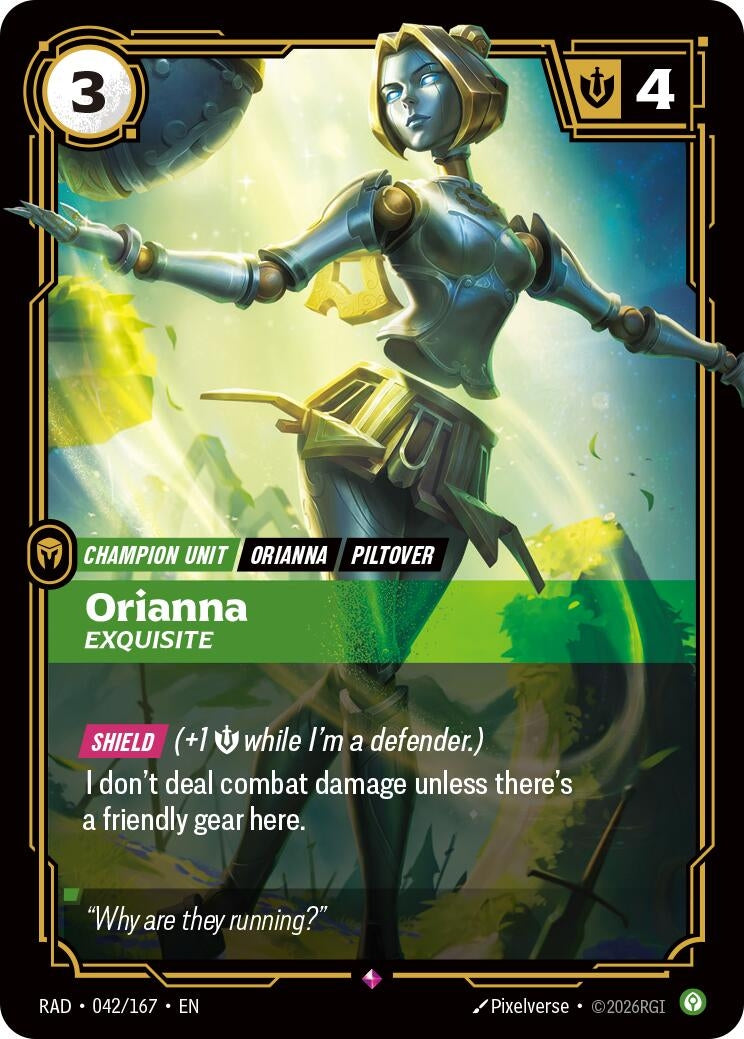 Image for Orianna, Exquisite (042/167) (Radiance) (RAD) - Riftbound: League of Legends Trading Card Game
