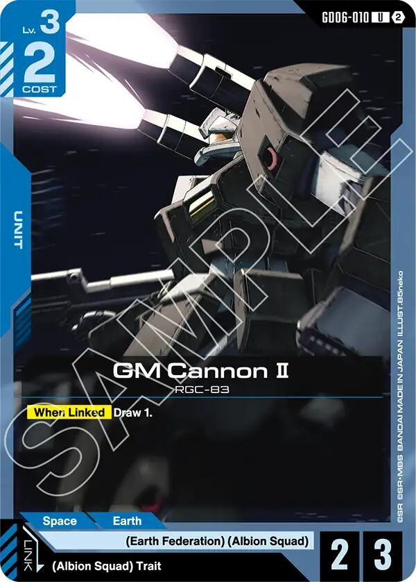 Image for GM Cannon II (GD06-010) (Stardust Trails) (GD06) - Gundam Card Game