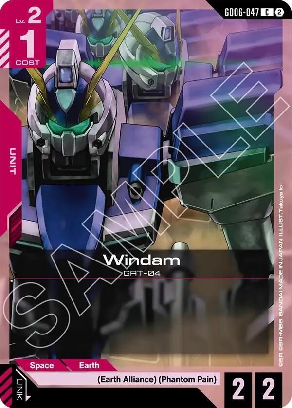 Image for Windam (GD06-047) (Stardust Trails) (GD06) - Gundam Card Game