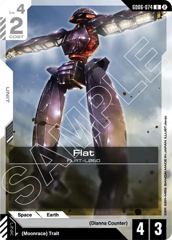 Image for Flat (GD06-074) (Stardust Trails) (GD06) - Gundam Card Game