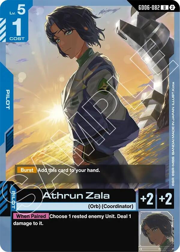 Image for Athrun Zala (GD06-082) (Stardust Trails) (GD06) - Gundam Card Game