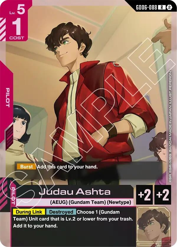 Image for Judau Ashta (GD06-088) (Stardust Trails) (GD06) - Gundam Card Game