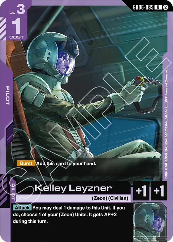 Image for Kelley Layzner (GD06-095) (Stardust Trails) (GD06) - Gundam Card Game