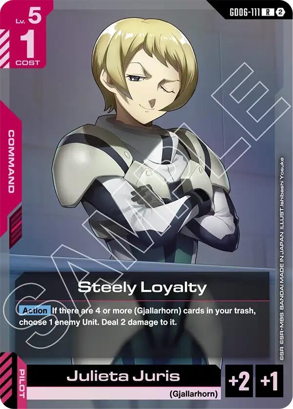 Image for Steely Loyalty (GD06-111) (Stardust Trails) (GD06) - Gundam Card Game