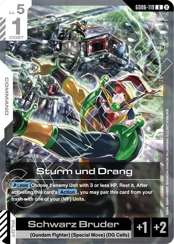 Image for Sturm und Drang (GD06-119) (Stardust Trails) (GD06) - Gundam Card Game