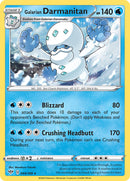 Galarian Darmanitan (044/189) (Cracked Ice Holo) (Theme Deck Exclusive) [Sword & Shield: Darkness Ablaze]