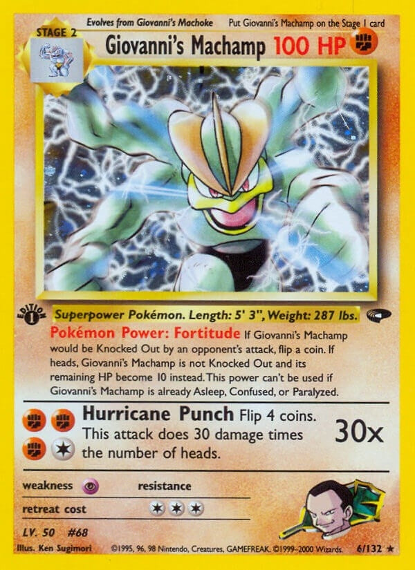 Giovanni's Machamp (006/132) (Gym Challenge)