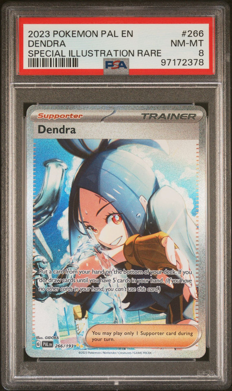 PSA 8 - DENDRA SPECIAL ILLUSTRATION RARE 2023 POKEMON PAL EN-PALDEA EVOLVED