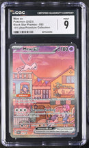CGC 9 - Pokémon 2023 English Black Star Promos 053 151 Ultra-Premium Collection Mew