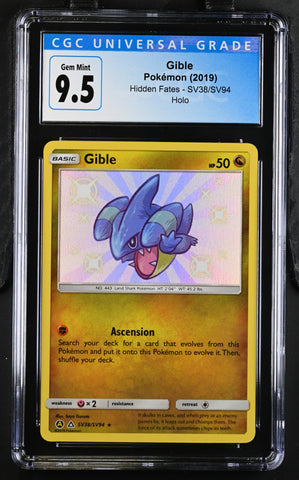 CGC 10 - Pokémon 2019 English Hidden Fates SV38/SV94 Shiny Vault Holo