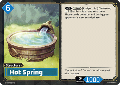 Image for Hot Spring (EBP01-041) (Booster Pack "Dawn of Palpagos") (EBP01) - Palworld Official Card Game