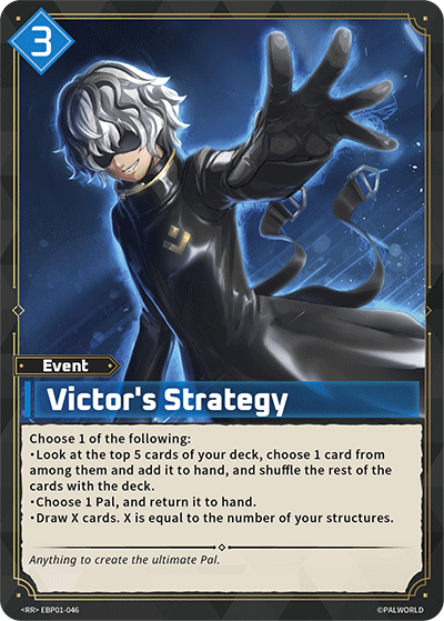 Image for Victor's Strategy (EBP01-046) (Booster Pack "Dawn of Palpagos") (EBP01) - Palworld Official Card Game