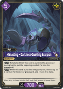 Image for Menasting – Darkness-Dwelling Scorpion (EBP01-084) (Booster Pack "Dawn of Palpagos") (EBP01) - Palworld Official Card Game