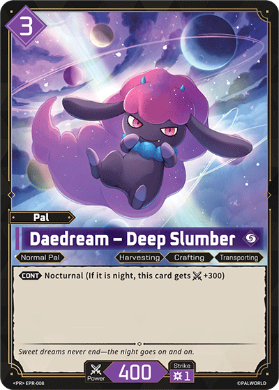 Image for Daedream – Deep Slumber (EPR-008) (PR Cards (2026)) (PR2026) - Palworld Official Card Game