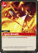 Image for Ignis Breath (ETD01-011) (Trial Deck "Dawn of Palpagos Red・Blue") (ETD01) - Palworld Official Card Game