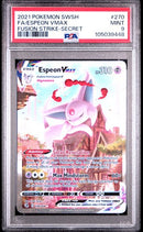FA/ESPEON VMAX FUSION STRIKE-SECRET 2021 POKEMON SWORD & SHIELD FUSION STRIKE PSA 9