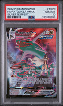 PSA 10 - FA/RAYQUAZA VMAX SILVER TEMPEST 2022 POKEMON SWORD & SHIELD SILVER TEMPEST
