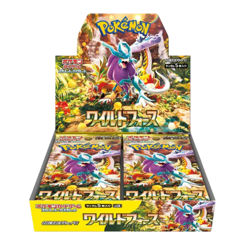 Japanese Scarlet & Violet - Wild Force Booster Box SV5K