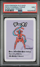 PSA 9 - DEOXYS NORMAL FORME 2023 POKEMON OLD MAID SUPER HIGH TENSION