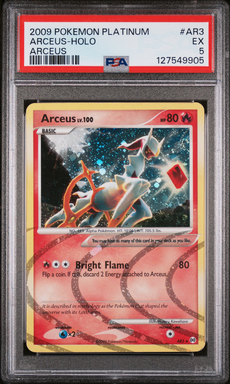 PSA 5 - ARCEUS-HOLO ARCEUS 2009 POKEMON PLATINUM ARCEUS