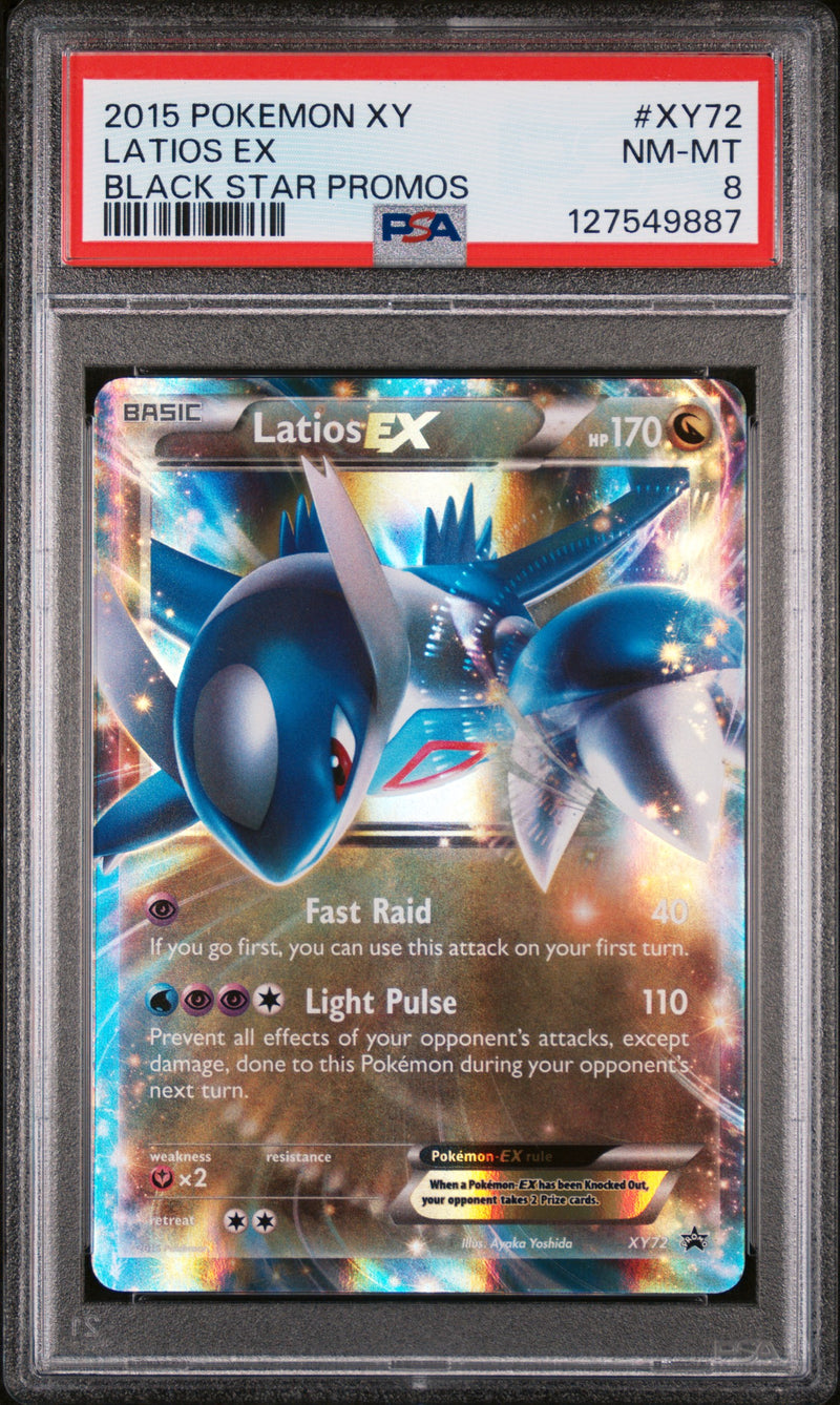 PSA 8 - LATIOS EX BLACK STAR PROMOS 2015 POKEMON XY BLACK STAR PROMOS