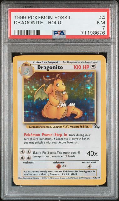 1999 POKEMON FOSSIL