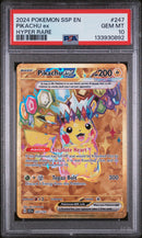 PSA 10 - PIKACHU ex HYPER RARE 2024 POKEMON SSP EN-SURGING SPARKS