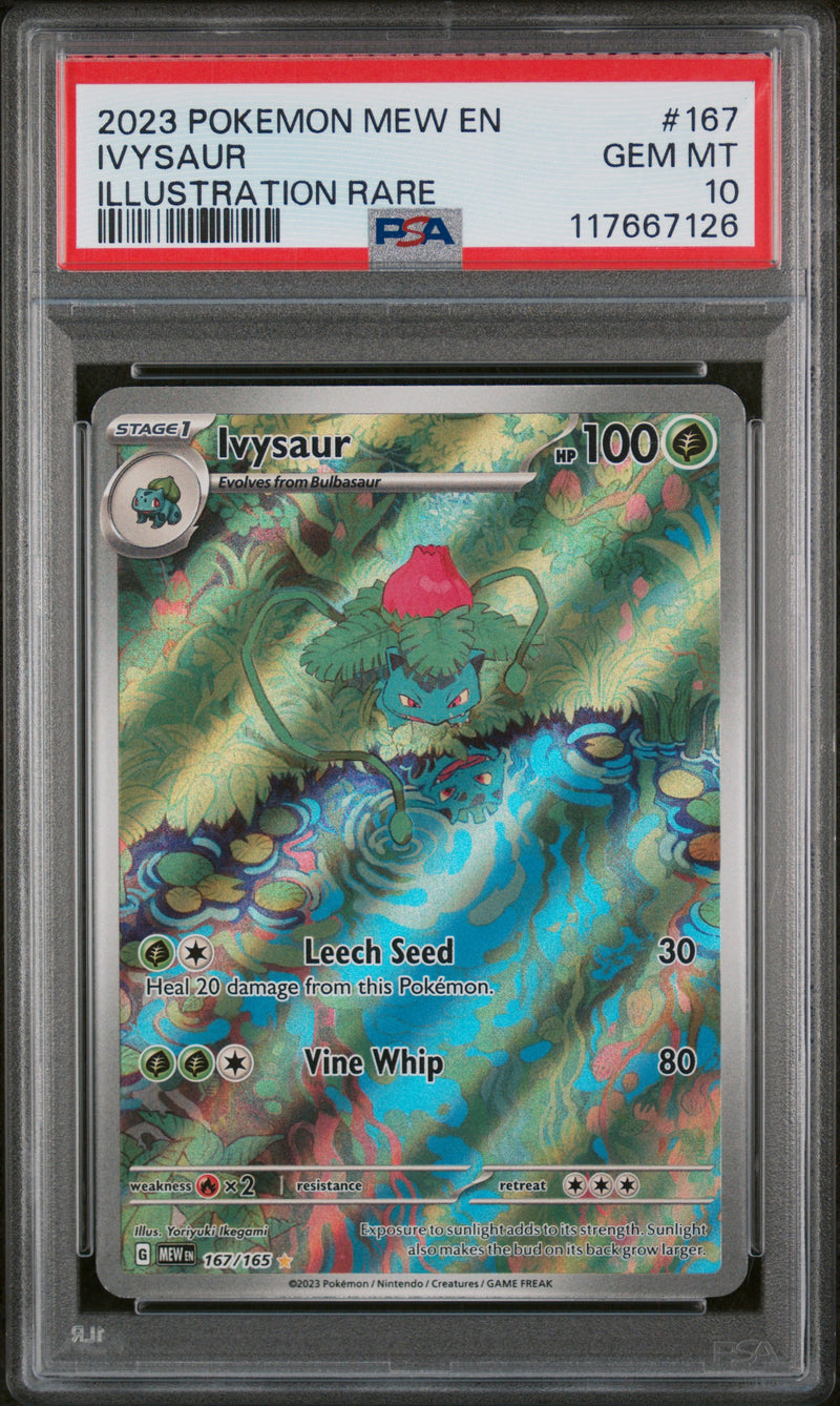 PSA 10 - IVYSAUR ILLUSTRATION RARE 2023 POKEMON MEW EN-151