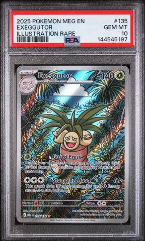 PSA 10 - EXEGGUTOR ILLUSTRATION RARE 2025 POKEMON MEG EN-MEGA EVOLUTION