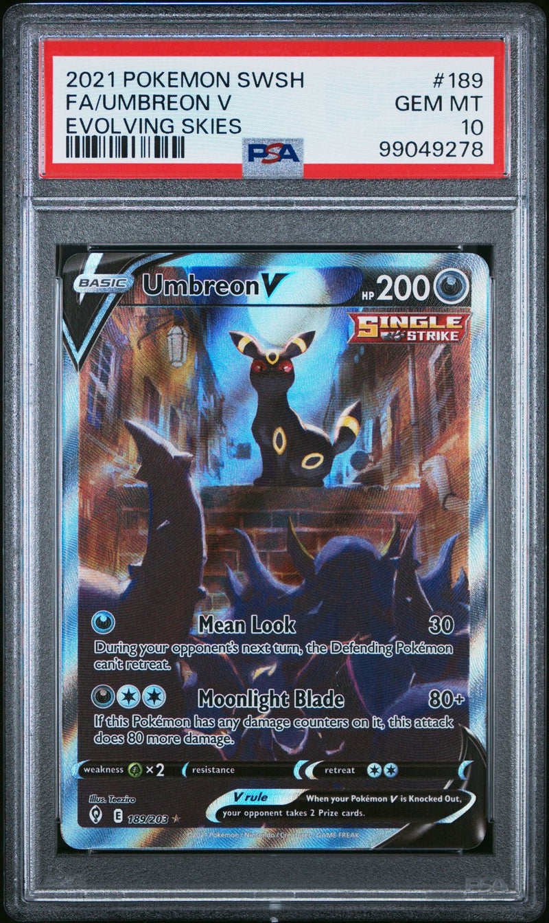 PSA 10 2021 POKEMON SWORD & SHIELD EVOLVING SKIES