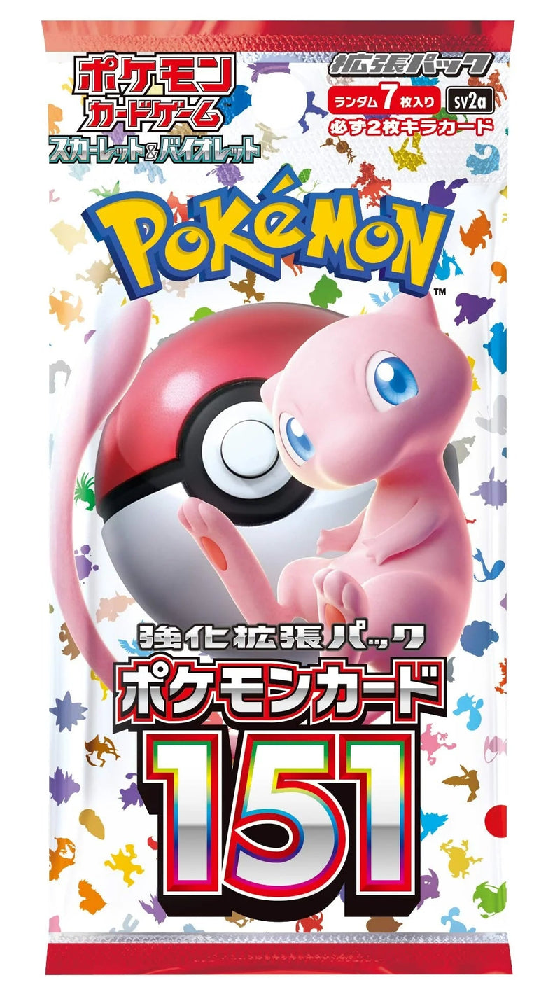 Japanese Scarlet & Violet - Pokemon 151 Booster Box SV2A (No Shrink)