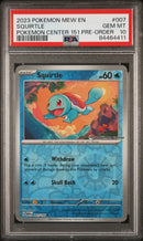 PSA 10 - SQUIRTLE POKEMON CENTER 151
