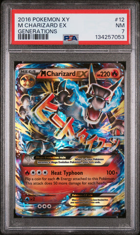 PSA 7 - M CHARIZARD EX GENERATIONS 2016 POKEMON XY GENERATIONS